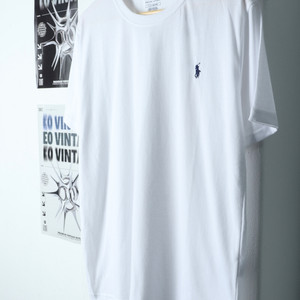 (L-XL) 폴로 랄프로렌 반팔 티셔츠 새상품 화이트