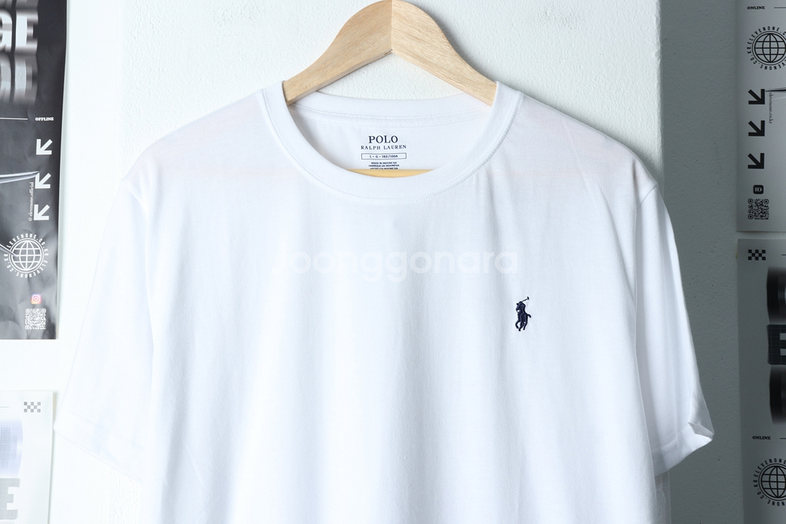 (L-XL) 폴로 랄프로렌 반팔 티셔츠 새상품 화이트--2
