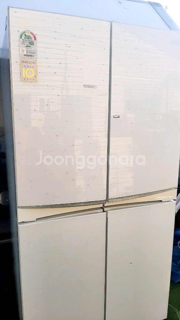 LG 디오스 4도어냉장고 R-U913VBDW--0