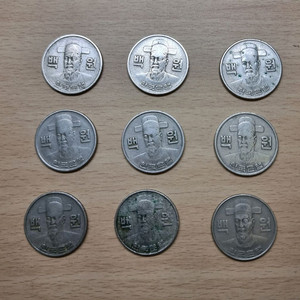 100원 동전(71, 72, 73, 74, 75, 82