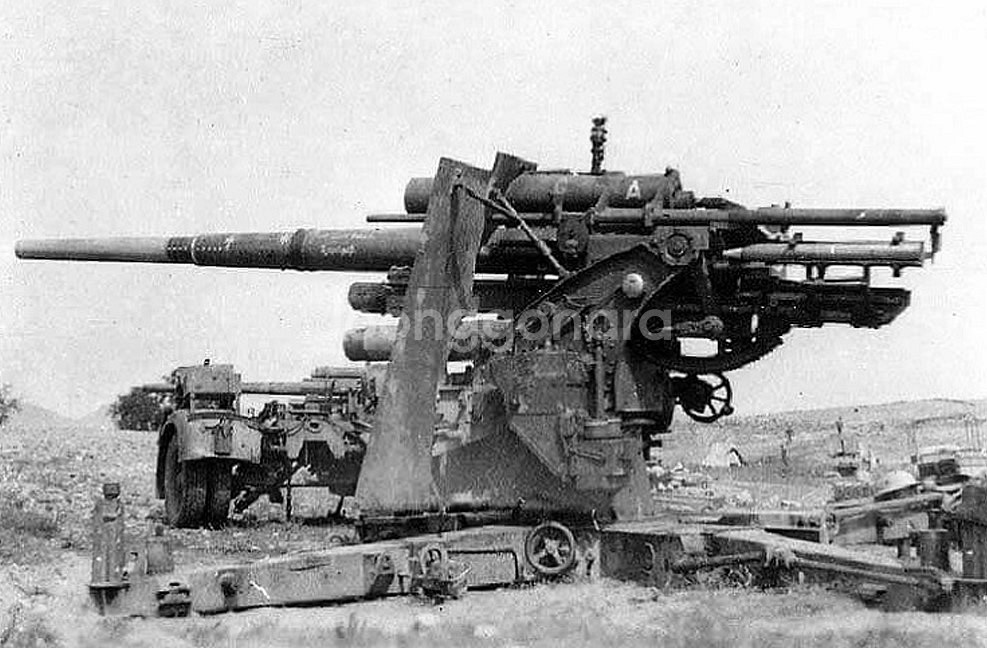 1/32 GERMAN 88mm FLAK GUN 피규어--3