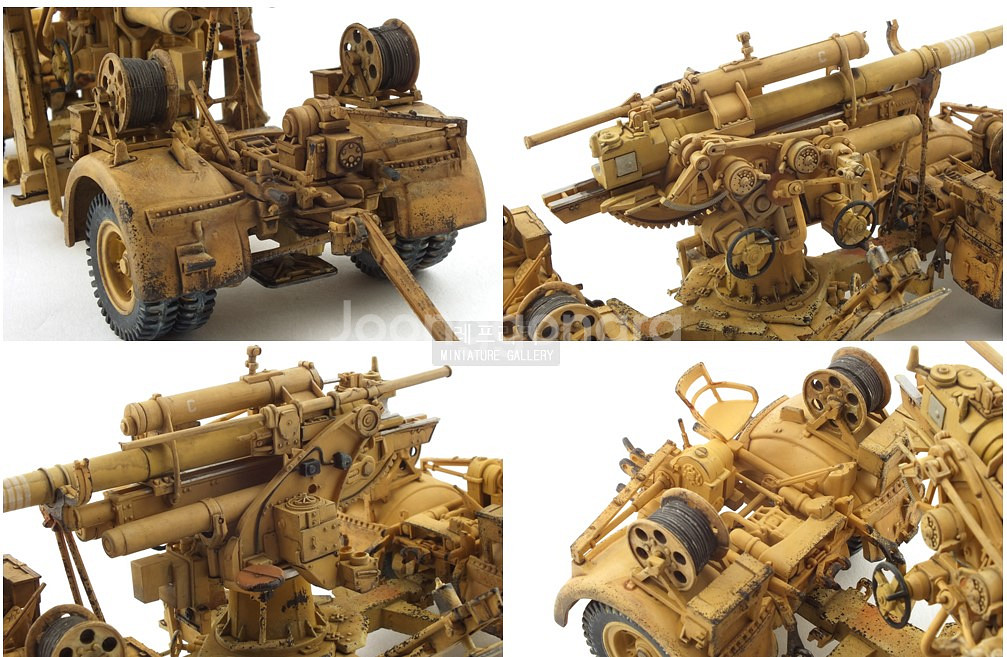 1/32 GERMAN 88mm FLAK GUN 피규어--6