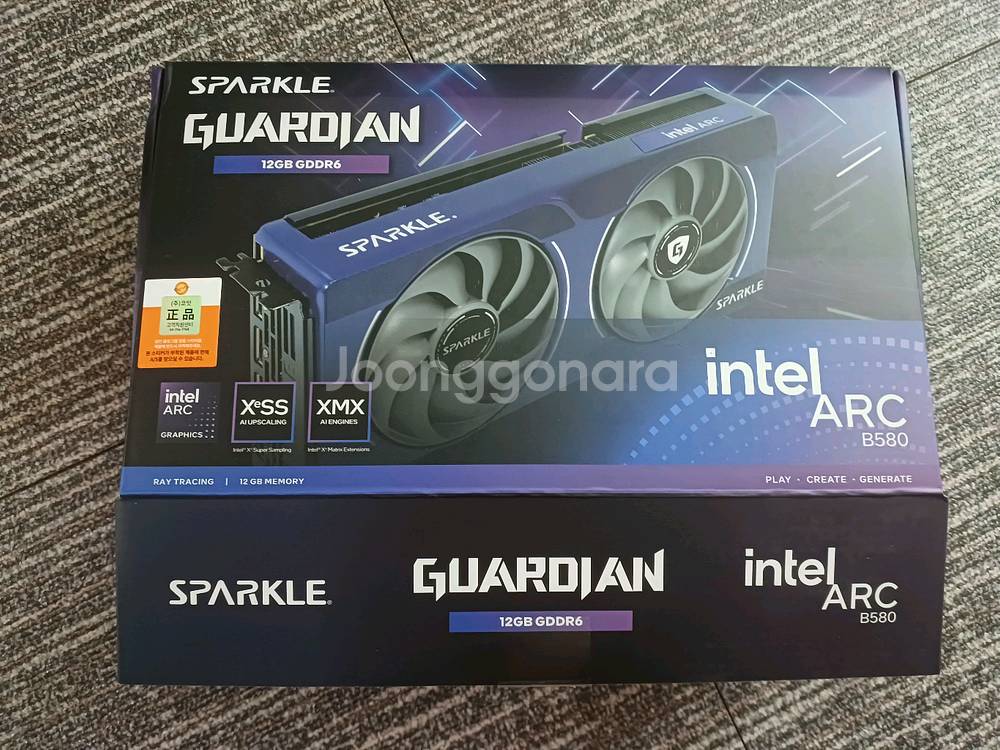 스파클 ARC B580 12GB 그래픽카드 팝니다.--0