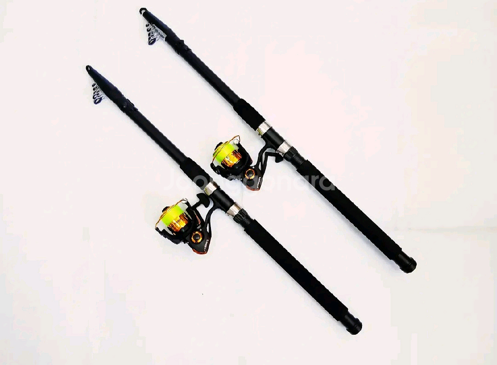 원투낚시대3.9m 2대+5000번릴2대+원줄--0