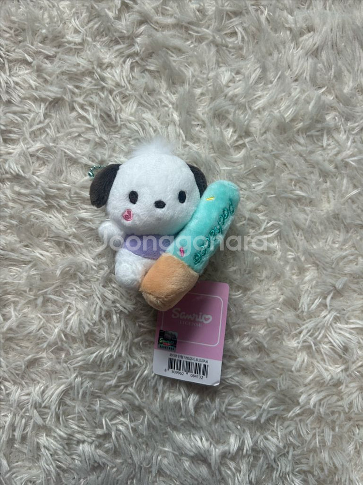 (새상품) 산리오 포차코 빼빼로 인형 키링 8cm--0