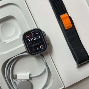 애플워치 울트라1 49mm 실버 정품풀셋