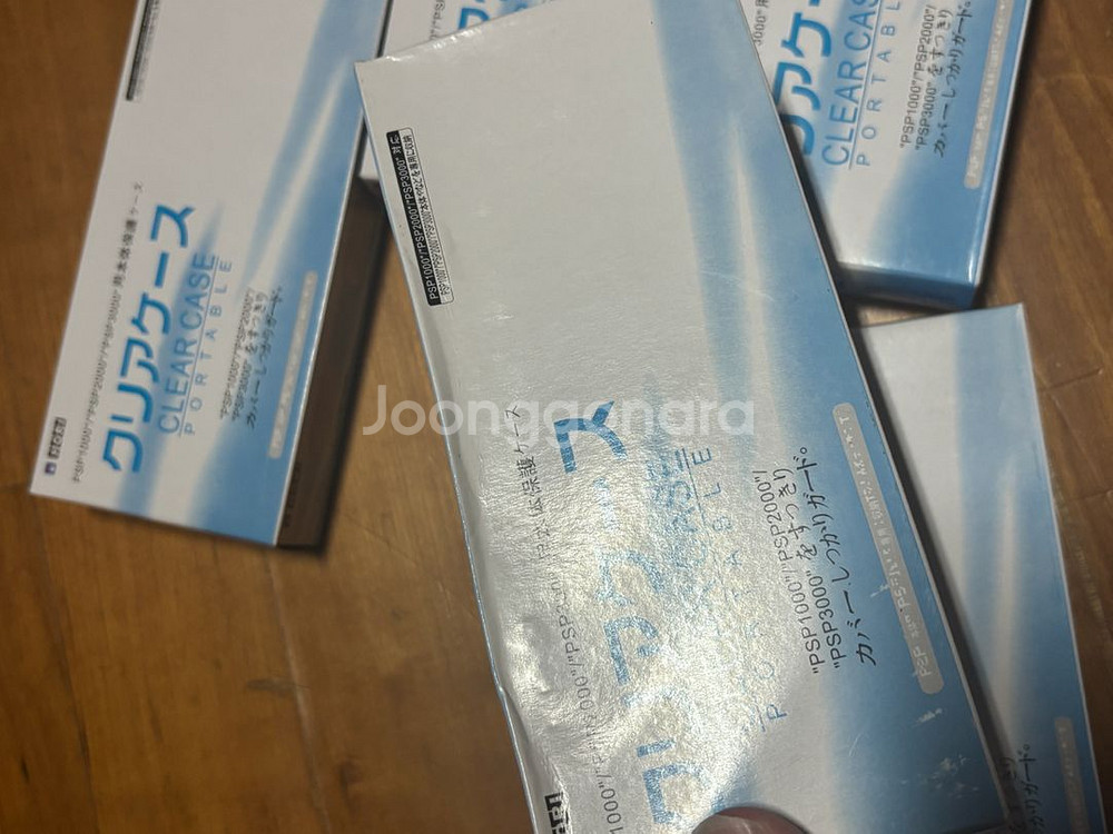 미사용) PSP 게임기 투명 케이스 5개 일괄 123천--1