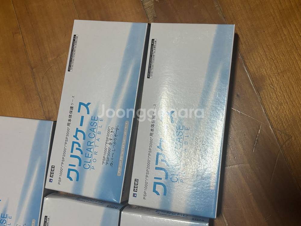 미사용) PSP 게임기 투명 케이스 5개 일괄 123천--2