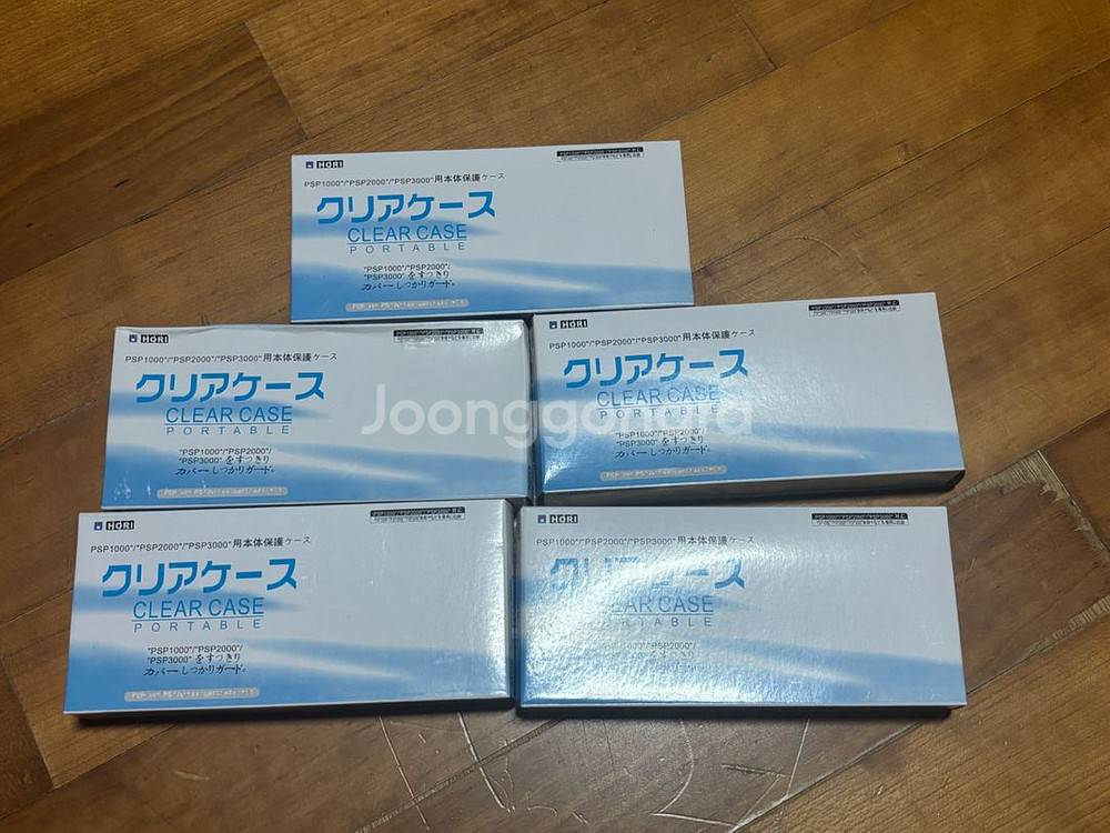 미사용) PSP 게임기 투명 케이스 5개 일괄 123천--0