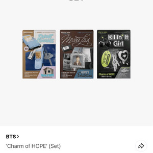 미개봉 BTS 제이홉 Charm of HOPE 3종세트