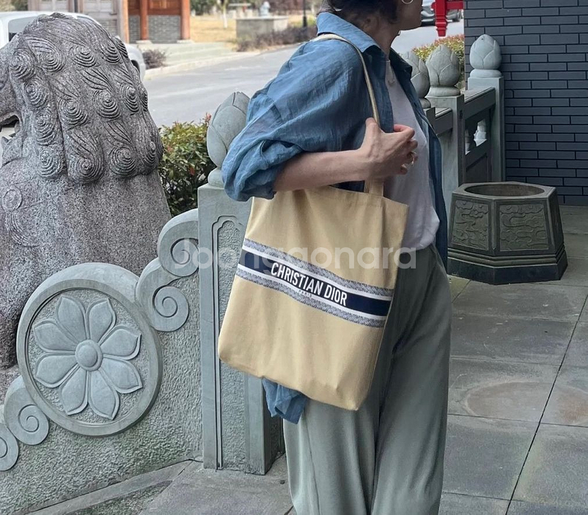 디올뷰티 에코백 베이지--0