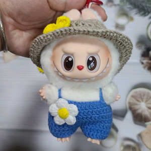 세일 라부부 인형 뜨개옷