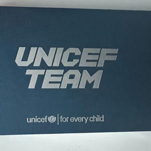 유니세프팀 팔찌 (블루)미개봉 새제품