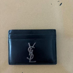 입생로랑 카드 실버 지갑