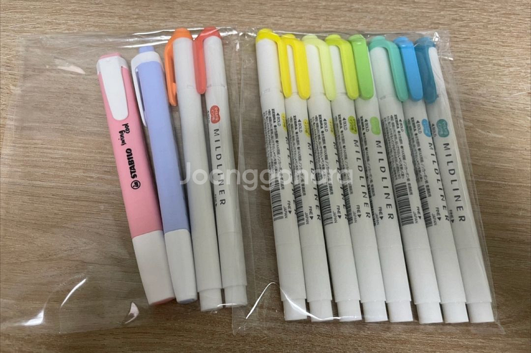 (미사용 새상품)마일드라이너 형광펜 스윙쿨 형광펜--0
