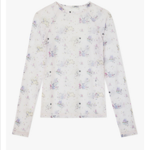 [새상품] mabling printed mesh top