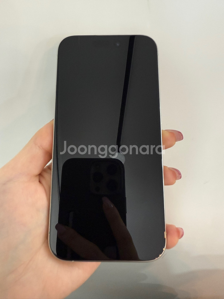 아이폰15프로 화이트 256GB/87%--5
