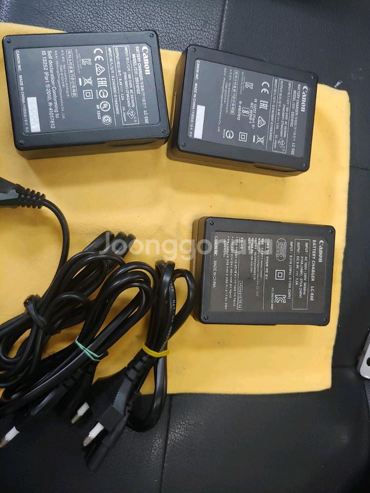 캐논 정품 충전기 lc-e6e 팝니다.--1