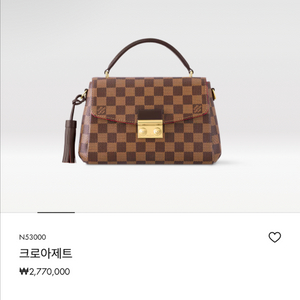 루이비통 크루아제트 다미에 에벤 색상