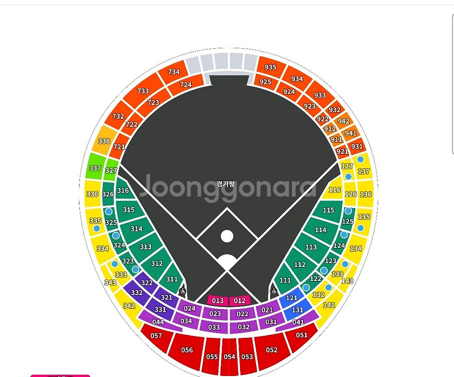 연석 8월7일 롯데자이언츠티켓 롯데vs기아--0