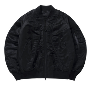 산산기어 X 알파인더스리트 MA-1 플라이트 자켓 블랙