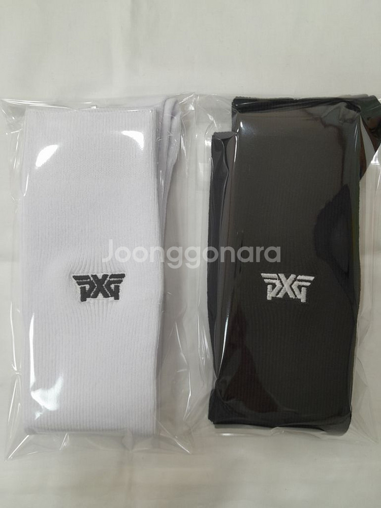 골프양말 2켤레 pxg 니삭스 무릎바로아래길이 흰 검--6