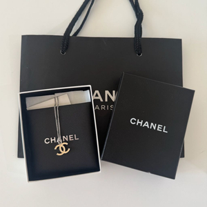 정품샤넬 빈티지 cc로고 목걸이