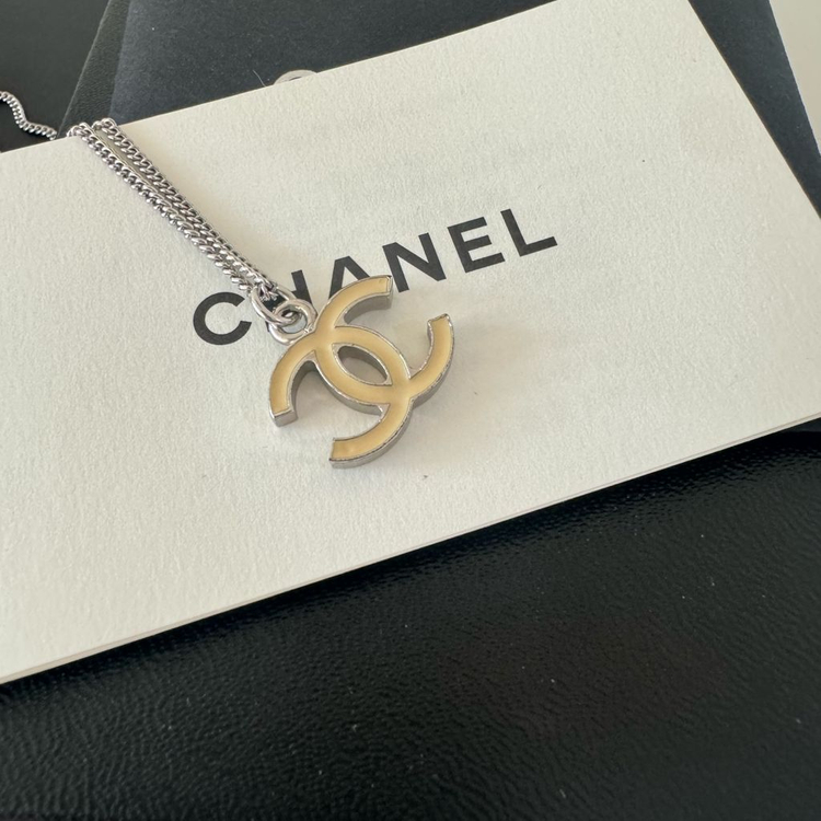 정품샤넬 빈티지 cc로고 목걸이 이미지