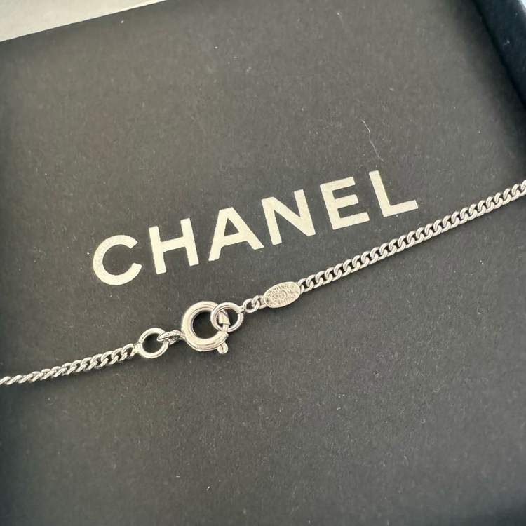 정품샤넬 빈티지 cc로고 목걸이 이미지