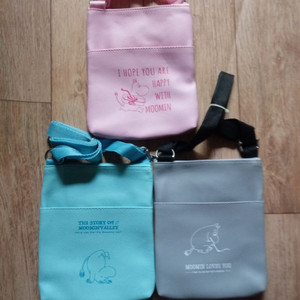 무민끈가방.3개일괄