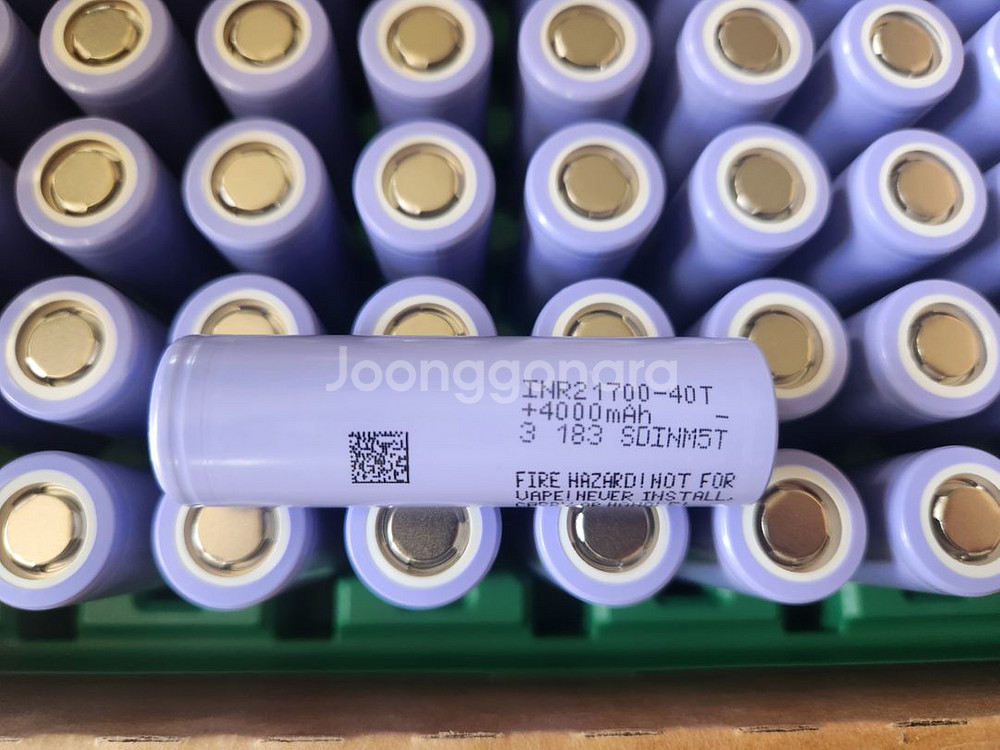INR 21700 - 40T 미사용 신품 배터리--1