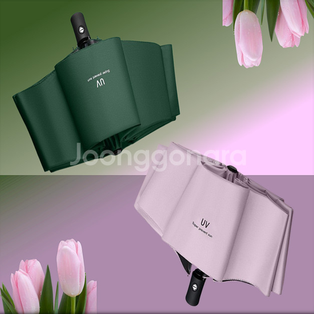 [새상품] 경량 우양산 3단자동우산 암막 양산 우산--0