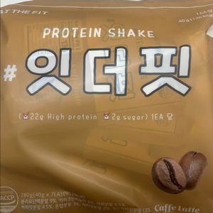 잇더핏 프로틴 쉐이크 카페라떼맛 7개입