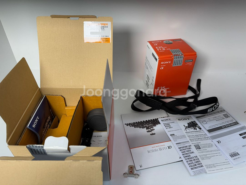 소니 카메라 zv-e10, 소니 렌즈 sel35f18--6