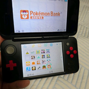 닌텐도 2ds xl 순정 포켓몬 뱅크 썬문체험판 택포
