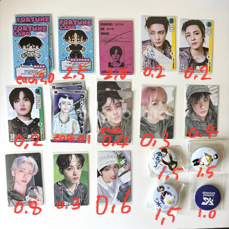 엔시티드림 타임라이더스 팝업 굿즈 양도합니다--0