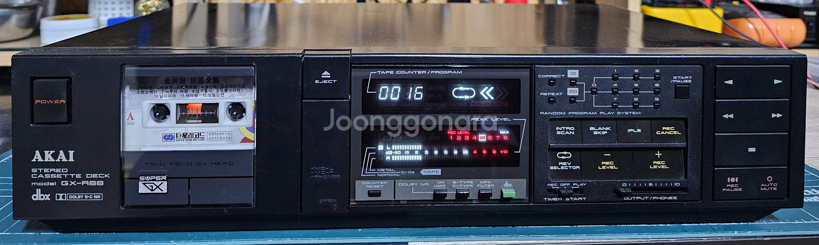 AKAI 카세트 데크 GX-R66--1