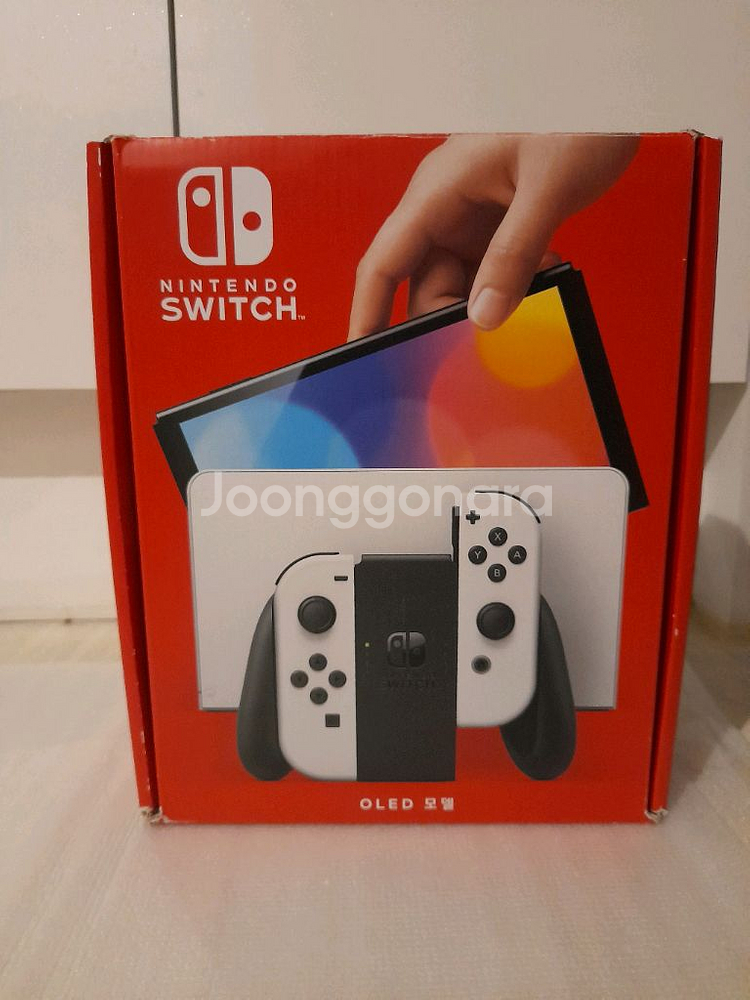 닌텐도 스위치 oled 화이트 팝니다--0