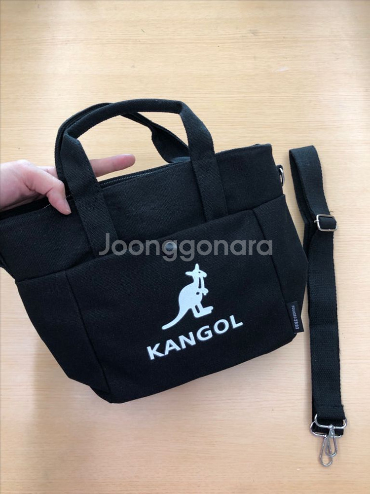 새상품) 캉골 핸드백 크로스 캔버스 소재 개당가격 블랙--1