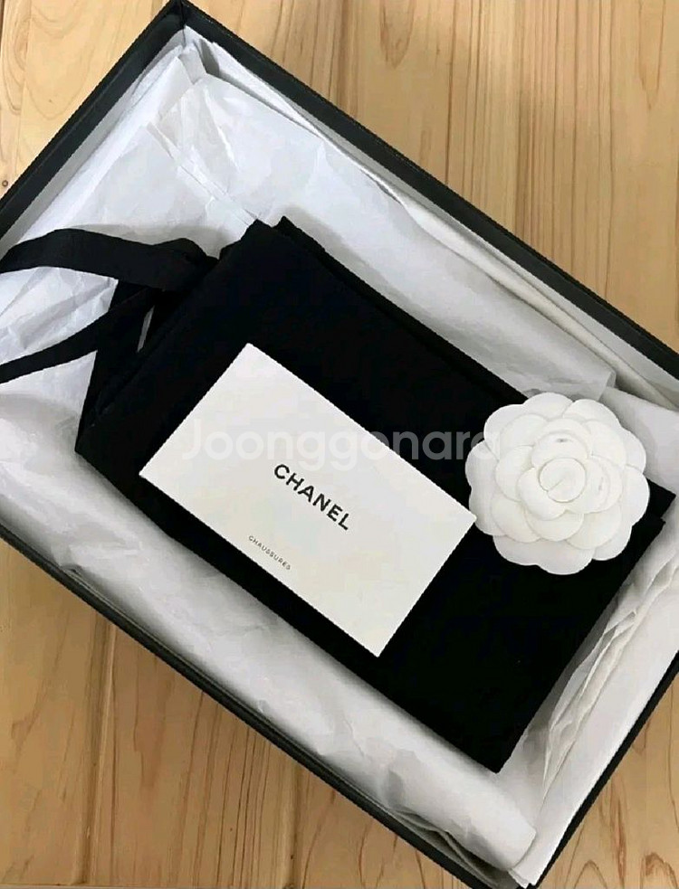 새상품) 샤넬 로얄 블루 새틴 뮬 슬리퍼--3