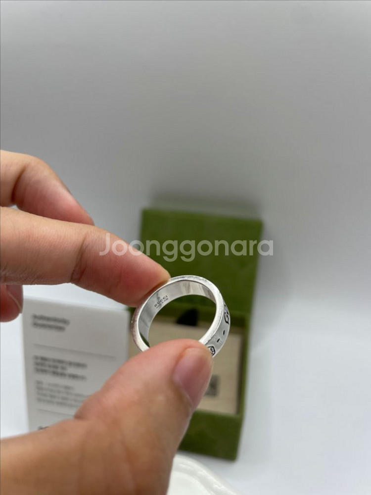 구찌 반지 19호 고스트링 6mm 477932--3