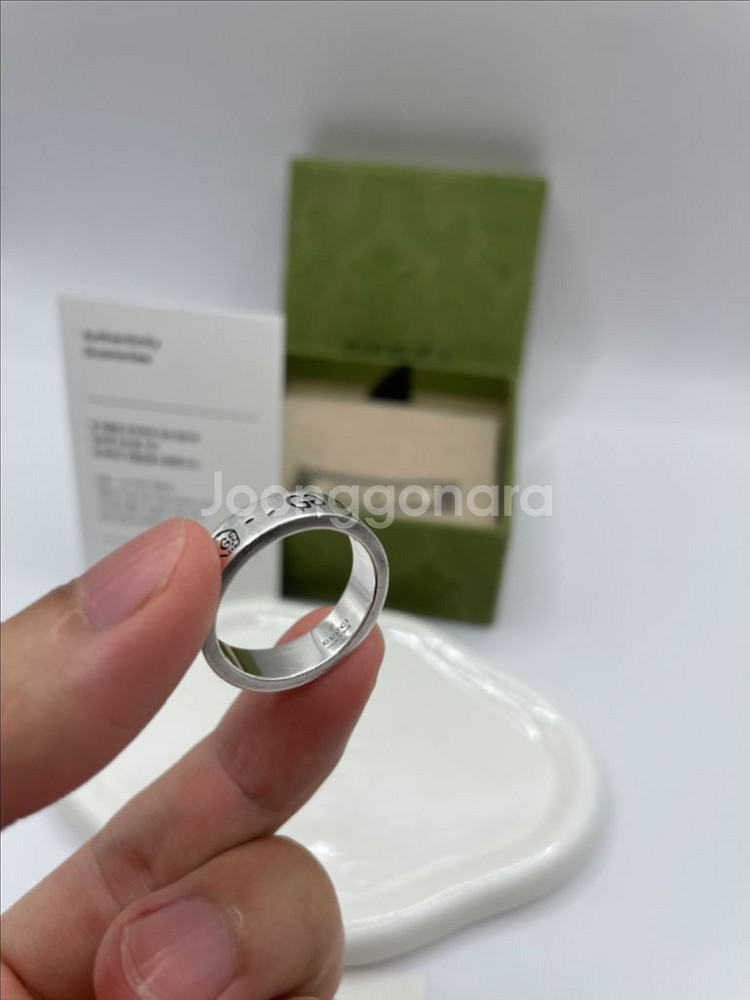 구찌 반지 19호 고스트링 6mm 477932--5