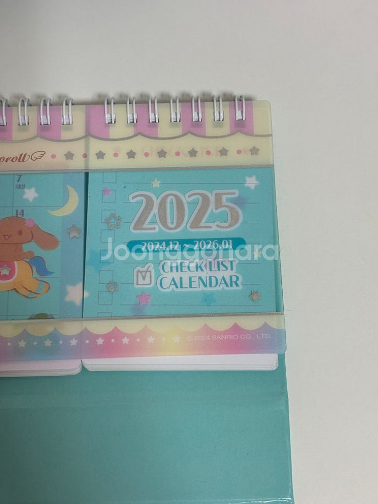 2025년 시나모롤 탁상 캘린더 (정품 새상품)--1