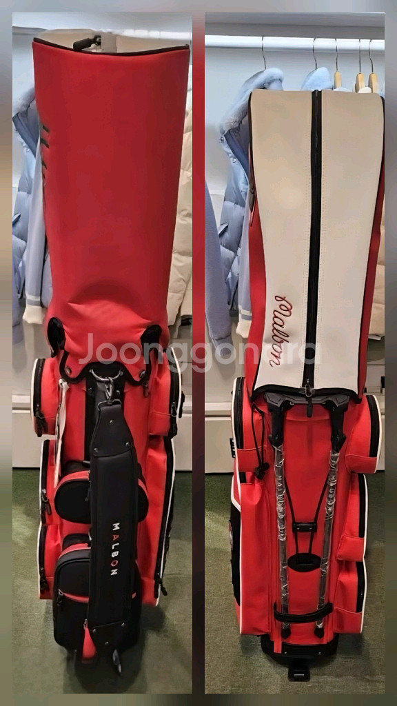 말본 (오징어 게임) 골프백 스탠드 경량 캐디백--3