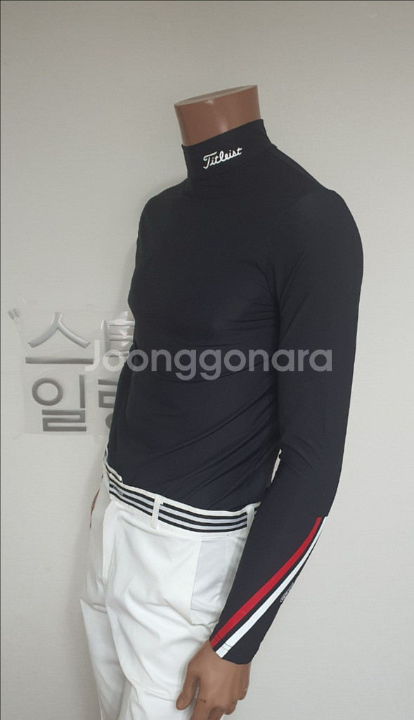 타이틀리스트 골프웨어 남성 팔 두줄 기능성 이너웨어--3