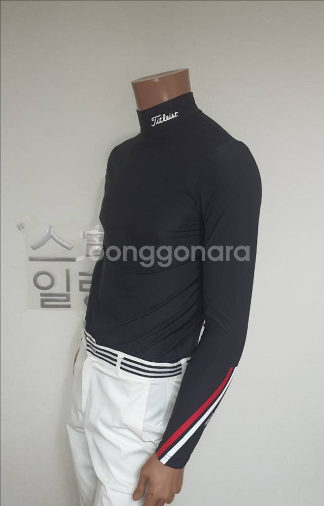 타이틀리스트 골프웨어 남성 팔 두줄 기능성 이너웨어--1