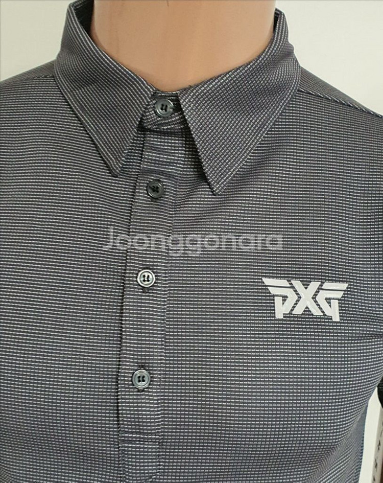 PXG 골프웨어 남성 고주파로고 스트레치 기능성 티셔츠--3