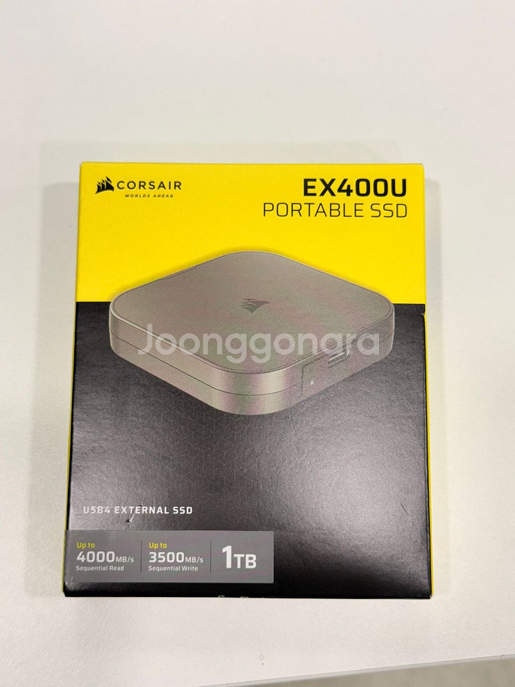 커세어 ex400U 외장 SSD 미개봉--0