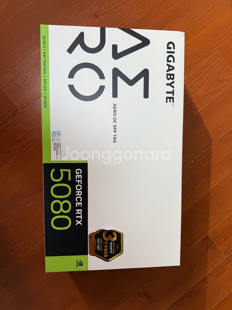 (미개봉) 기가바이트 RTX 5080 AERO 화이트--0
