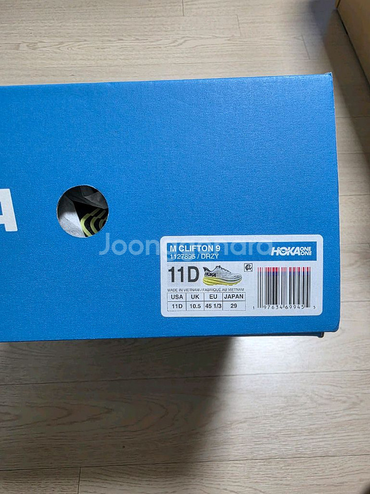 호카 클리프톤9 290 새상품--3